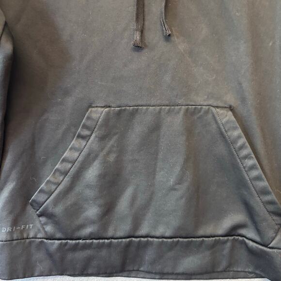 Nike Dri Fit Hoodie Mesh Lined Hood Pullover Embroidered Logo Swoosh Jumper - Picture 8 of 12